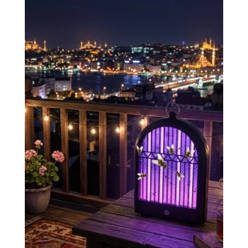 Şarjlı UV Sivrisinek Öldürücü Lamba Sessiz ve