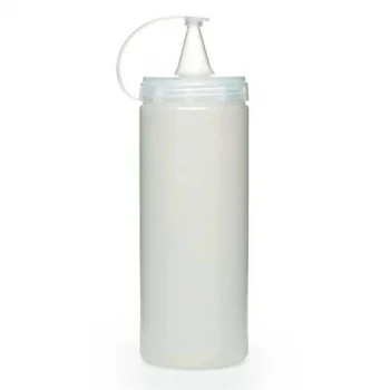 Şeffaf Kapaklı Sızdırmaz Yağlık Sosluk Şişesi Plastik Yağdanlık 400 ml AP-9028