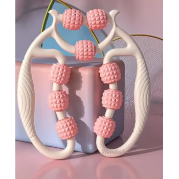 Selülit Masaj Aleti 9 Tekerlekli Lenf Drenaj Rulosu (5047)