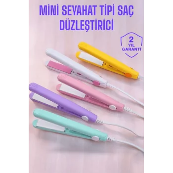 Seramik Kaplama Taşınabilir Mini Saç Düzleştirici Seyahat Dostu Tasarım