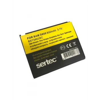 SERTEC - Samsung D808/D800 Uyumlu Batarya