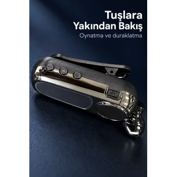 Sesli Bildirim Destekli Makaralı Bluetooth Kulaklık