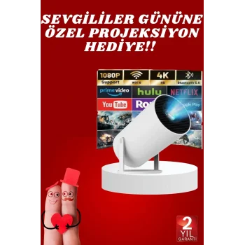 Sevgiliye Özel Hediye Ayaklı Sinema Projektörü Projeksiyon