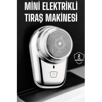Seyahat Tipi Tıraş Makinesi Taşınabilir Kablosuz Mini Paslanmaz Çelik