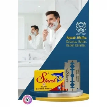 Shark Super Chrome 50’li Premium Paket - Profesyonel Jilet 719623