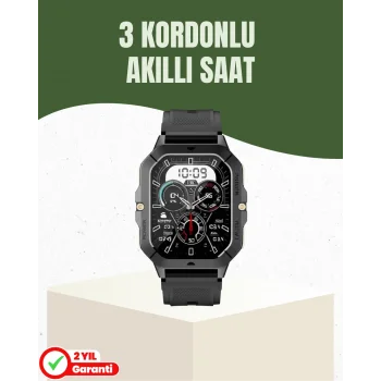 Şık ve Hafif Akıllı Saat Spor ve Günlük Kullanım