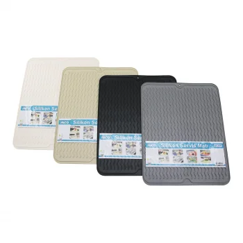 SİLİKON ÇOK AMAÇLI SERVİS MATI AMERİKAN SERVİS - BULAŞIK ALTLIK - NİHALE 30X40CM (5047)