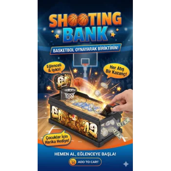Şımartan Eğlenceli Basket Atmalı Basketbol Kumbara