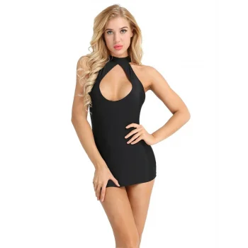 Sırt Dekolteli Dar Elbise