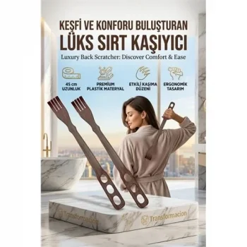Sırt Kaşıma Aparatı - Plastik Sırt Kaşıyıcı 2 Li Set 721766