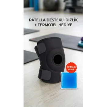 Sporcu Dizliği Çapraz Bağ Destekli Termojel Hediyeli Medikal Korsesi