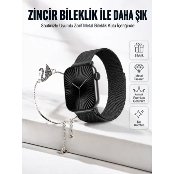 SQ-16 Mini Series 10 Akıllı Saat | Spor Modları, Bildirim ve Müzik Kontrolü