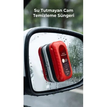 Su Bırakmayan Pratik Araç Camı Temizleme Süngeri