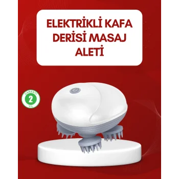 Su Geçirmez Elektrikli Kafa Masaj Cihazı IPX7