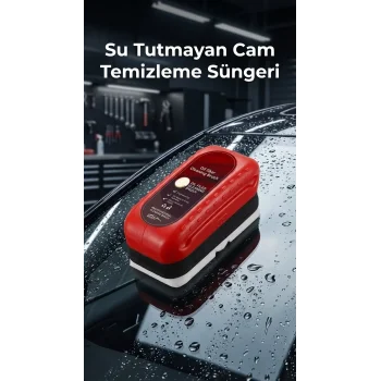 Su Tutmayan Araç Cam Temizleme Süngeri - Pratik Kullanım