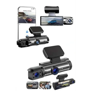 Sürüş Kamerası Video Kaydedici Hareket Algılama Gece Görüşlü