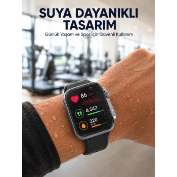 Suya Dayanıklı Akıllı Saat Günlük ve Sportif Kullanıma Uygun Yeni Nesil