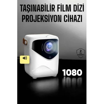 Taşınabilir Android Projeksiyon Wifi Destekli 4K Multimedia Tabanlı Ev Ve Ofis Tipi