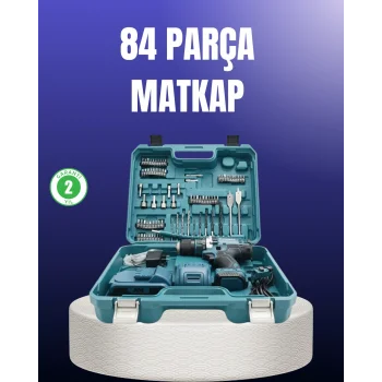 Taşınabilir Çantalı Şarjlı Matkap ve Vidalama Seti