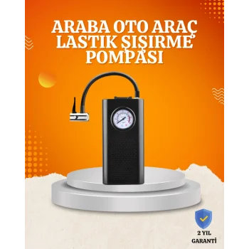 Taşınabilir Elektrikli Oto Motosiklet Bisiklet Lastik Şişirme Pompası