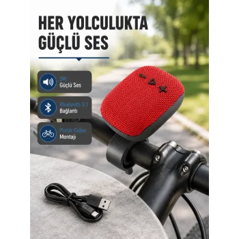 Taşınabilir Kablosuz Hoparlör – 5W Güç, TWS Bağlantı ve 800mAh Pil