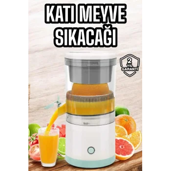 Taşınabilir Kablosuz Taşınabilir Şarjlı Narenciye Sıkacağı Portakal Meyve Sıkacağı Çift lı