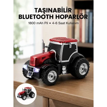 Taşınabilir Nostaljik Araç Tasarımlı Bluetooth Hoparlör
