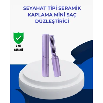 Taşınabilir Saç Düzleştirici Tarak – Ayarlanabilir Isı Kontrollü