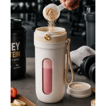 Taşınabilir Şarjlı Blender Smoothie ve Buz Kırıcı Özellikli 350 ML