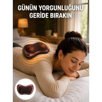 Taşınabilir Yoğurma Masaj Cihazı Boyun Bel Sırt Ayak