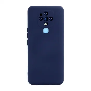Tecno Camon 16 Kılıf Nano İçi Kadife Silikon - Lacivert