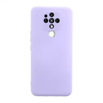 Tecno Camon 16 Kılıf Nano İçi Kadife Silikon - Lila