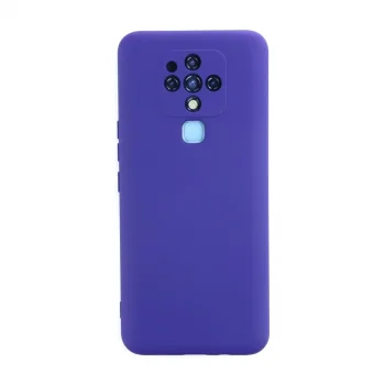 Tecno Camon 16 Kılıf Nano İçi Kadife Silikon - Mor