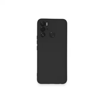 Tecno Pova Neo Kılıf Nano İçi Kadife Silikon - Siyah