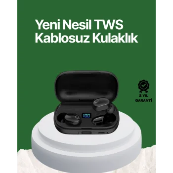 Telefon Şarj Destekli 1800 mAh A10s TWS Kablosuz Kulak İçi Kulaklık