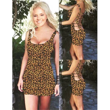 Terry Pau TP101143 Özel Tasarım Sırt Dekolteli Mini Elbise