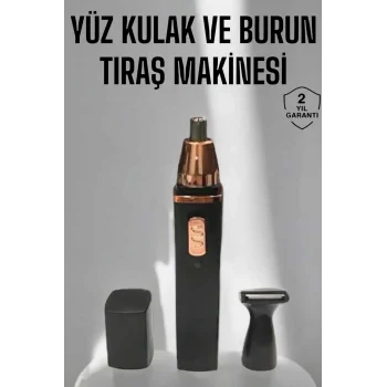 Tıraş Makinesi Kulak Burun ve Yüz Temizleyici Şarjlı Mini
