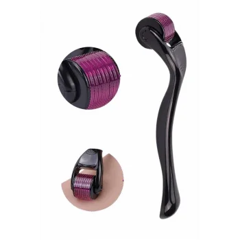 Titanyum Uçlu Derma Roller 540 İğneli 1 mm Gözenek Azaltıcı Akne İzlerine Uygun