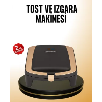 Tost Makinesi Hızlı Pişirme Teknolojisi 1500 Watt