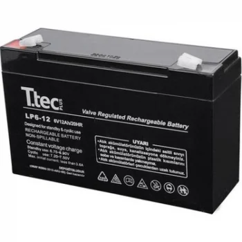 TTEC 6V 12 AH Kuru Bakımsız Akü
