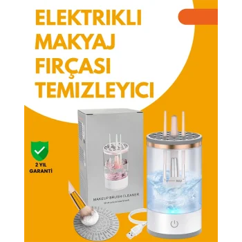 Tüm Makyaj Fırçalarıyla Uyumlu Derin Temizlik Makinesi