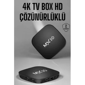 TV Box HD Çözünürlüklü 4 Çekirdekli 8 GB Dahili Hafıza Android Uyumlu