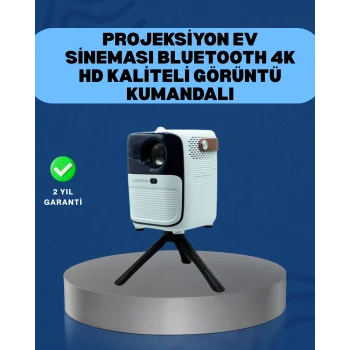 Ultra HD Çözünürlüklü Taşınabilir Projektör – 1920x1080 Piksel Görüntü Kalitesi