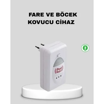 Ultrasonik Haşere Kovucu Cihaz – Sessiz, Kimyasalsız ve Etkili Koruma