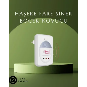 Ultrasonik Ses Dalgalarıyla Kimyasalsız Fare ve Böcek Kovucu Cihaz
