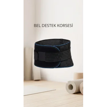Unisex Ortopedik Ayarlanabilir Nefes Alabilir Bel Destek Korsesi