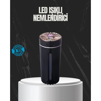 USB Aromaterapi Difüzör Ultrasonik Hava Nemlendirici LED Gece Lambalı
