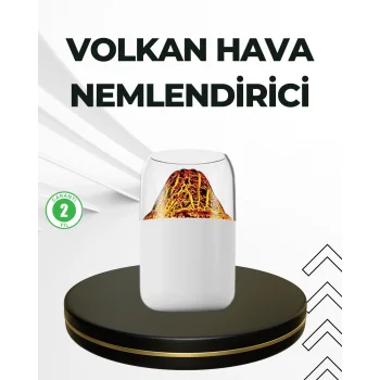 USB Şarjlı Volkanik Tasarımlı Buhar Makinesi