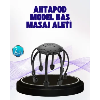 Uyku Destekleyici Saç Derisi Masaj Aleti Sessiz ve USB Şarjlı