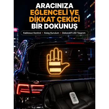 Uzaktan Kumandalı Çok Fonksiyonlu Araç Led Işığı